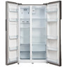 Холодильник Side-by-side Бирюса SBS 587 I с дисплеем на двери цвета нержавеющая сталь